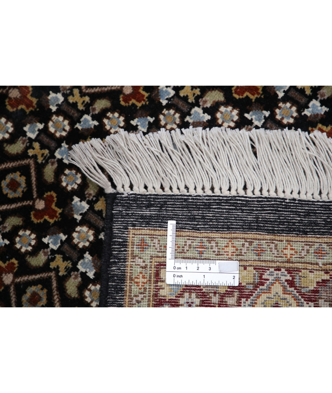 Hand Knotted Heritage Oriental  Tabriz Mahi Wool & Silk Rug - 2'6'' x 10'4''