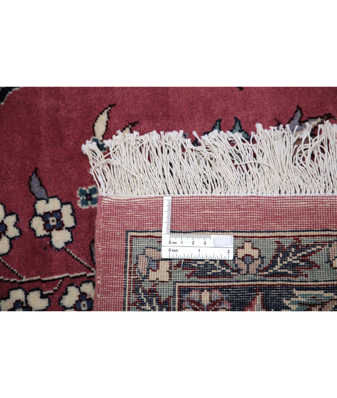 Hand Knotted Heritage Persian Style Wool Rug - 8'2'' x 10'2'' 8'2'' x 10'2'' (245 X 305) / Pink / Ivory