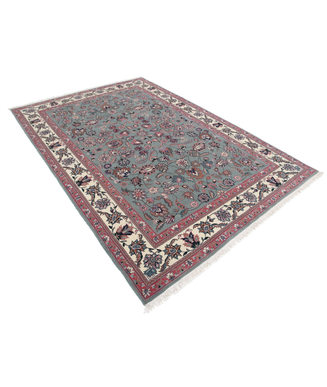 Alfombra de lana oriental anudada a mano - 188 x 272 cm