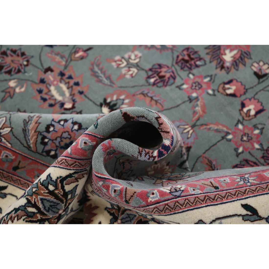 Alfombra de lana oriental anudada a mano - 188 x 272 cm