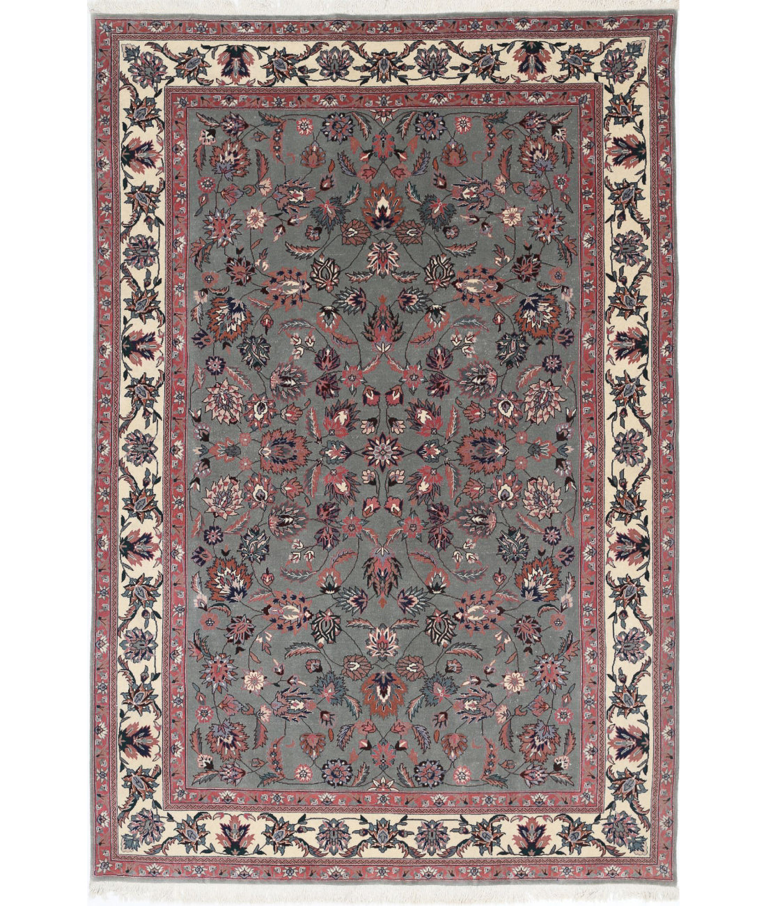 Hand Knotted Heritage Oriental  Wool Rug - 6'1'' x 8'11''