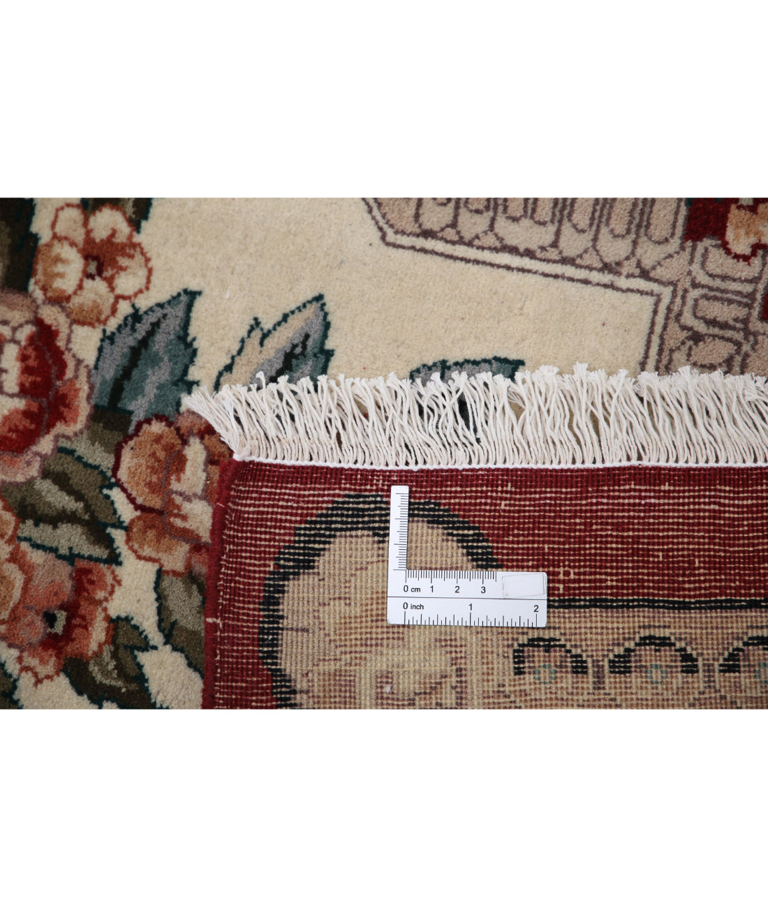 Hand Knotted Heritage Oriental  Aubusson Wool Rug - 3'10'' x 5'8''