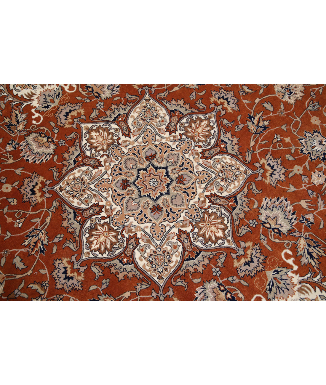 Alfombra de lana fina de estilo persa anudada a mano - 10'2'' x 13'11''