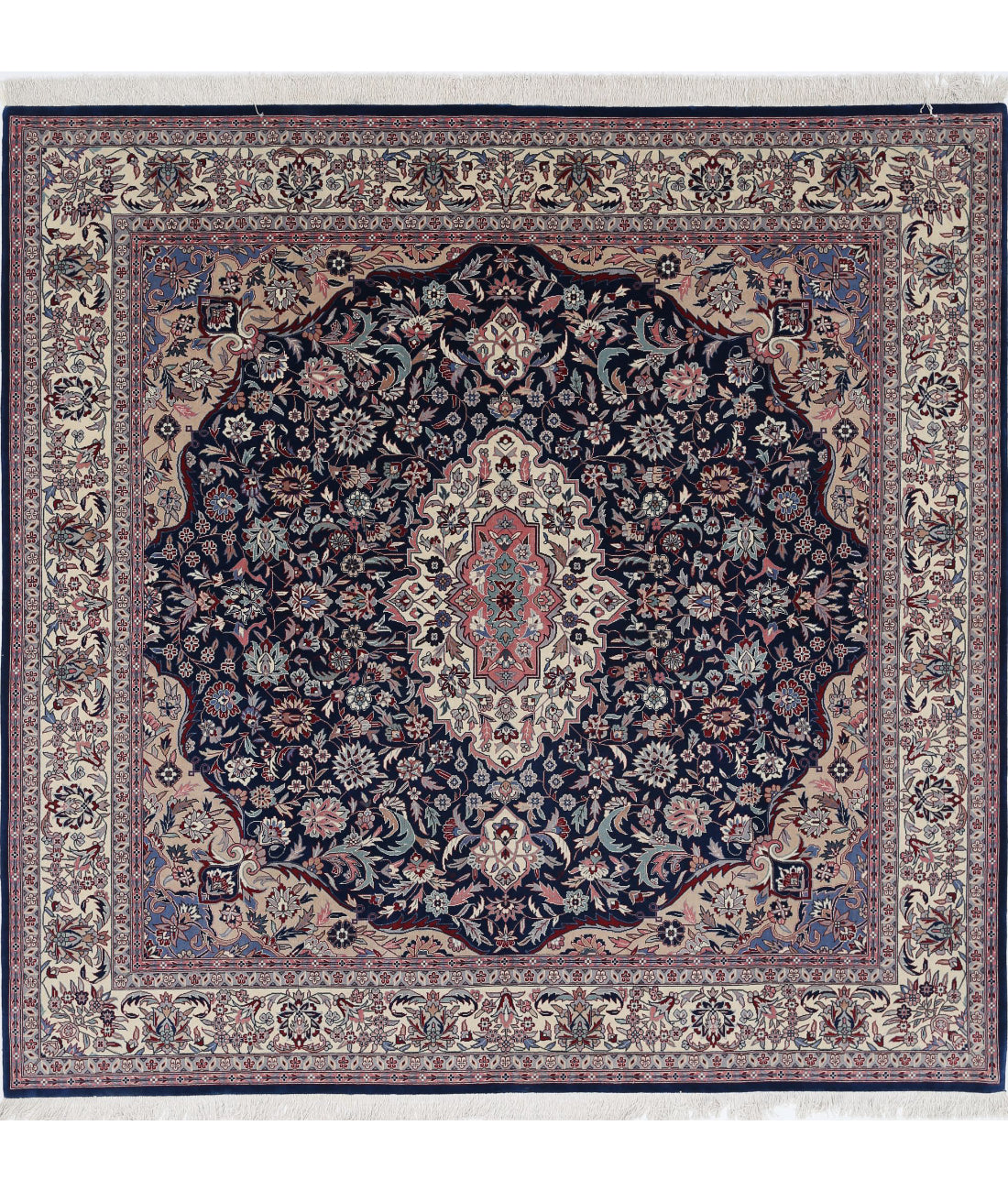 Hand Knotted Heritage Fine Oriental Wool Rug - 7'0'' x 7'2''