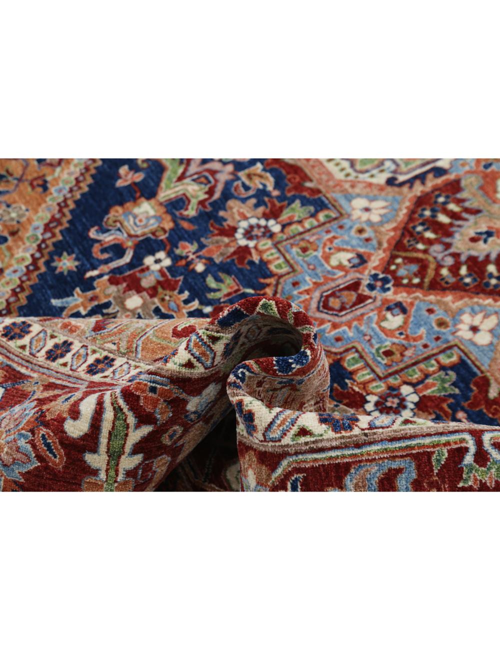 Hand Knotted Heriz Sultani Wool Rug - 8'3'' x 11'4'' Arteverk Arteverk Rugs