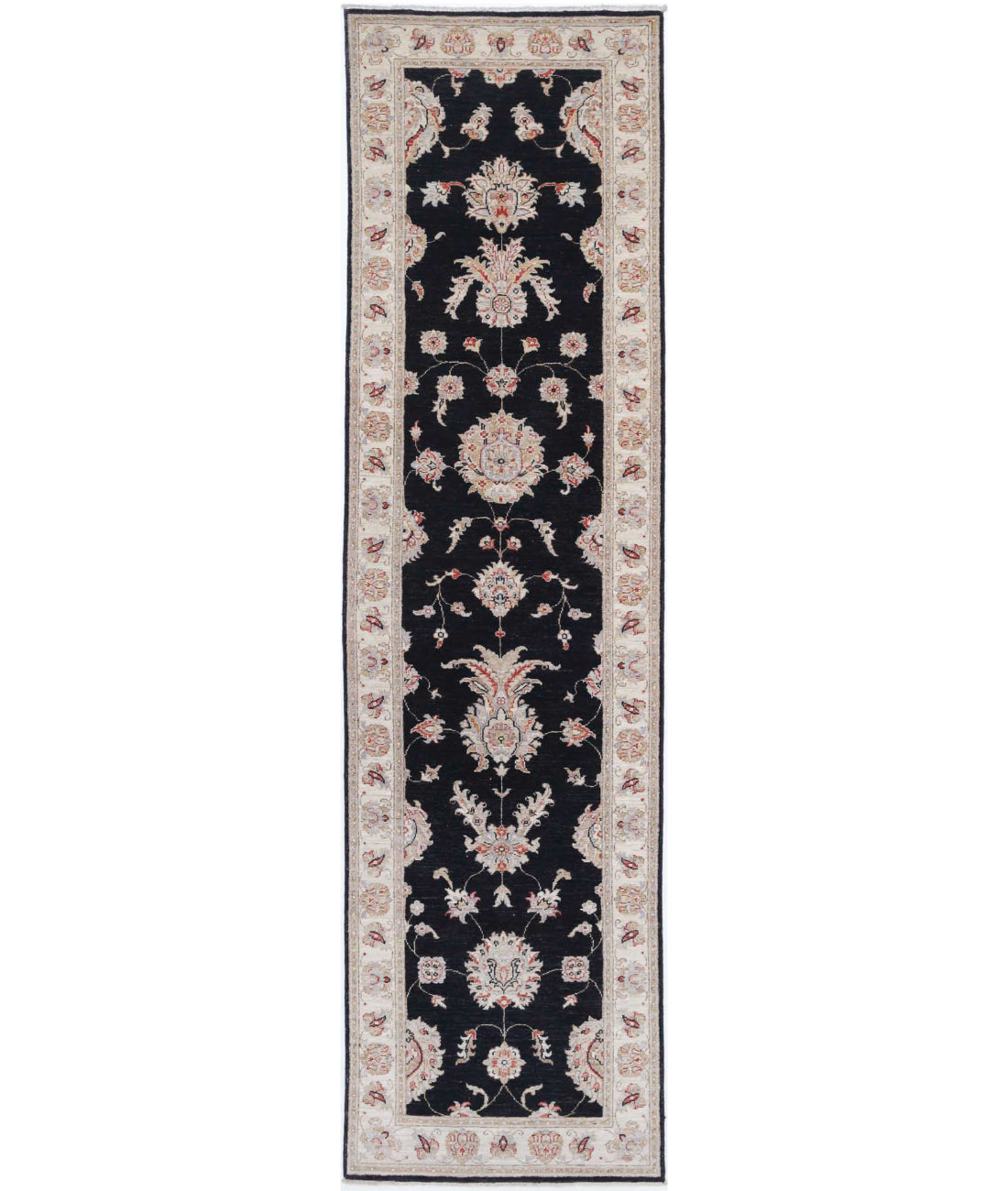 Hand Knotted Heriz Wool Rug - 3&#39;8&#39;&#39; x 6&#39;2&#39;&#39; 3&#39;8&#39;&#39; x 6&#39;2&#39;&#39; (110 X 185) / Red / Blue