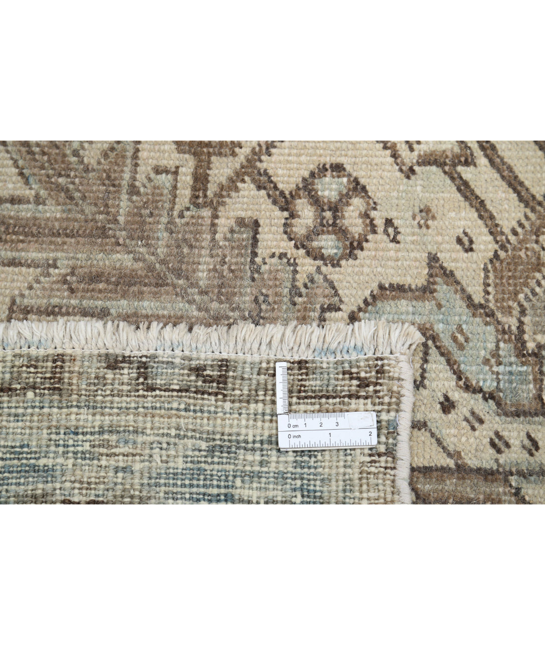 Hand Knotted Antique Oriental Heriz Wool Rug - 6'10'' x 8'4''