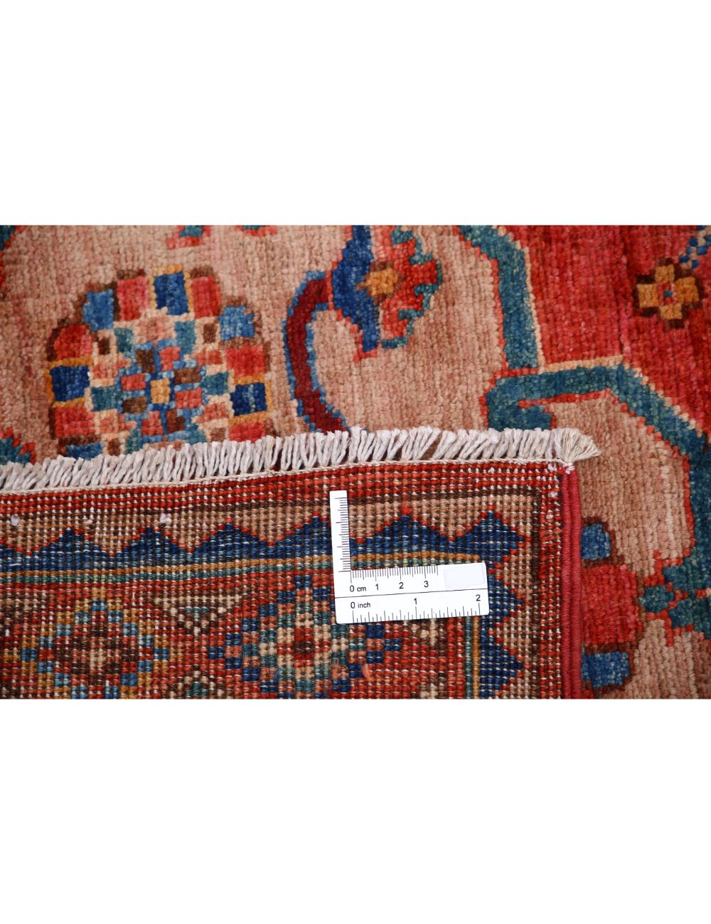 Hand Knotted Nomadic Caucasian Humna Wool Rug - 2'8'' x 11'6'' Arteverk Arteverk Rugs