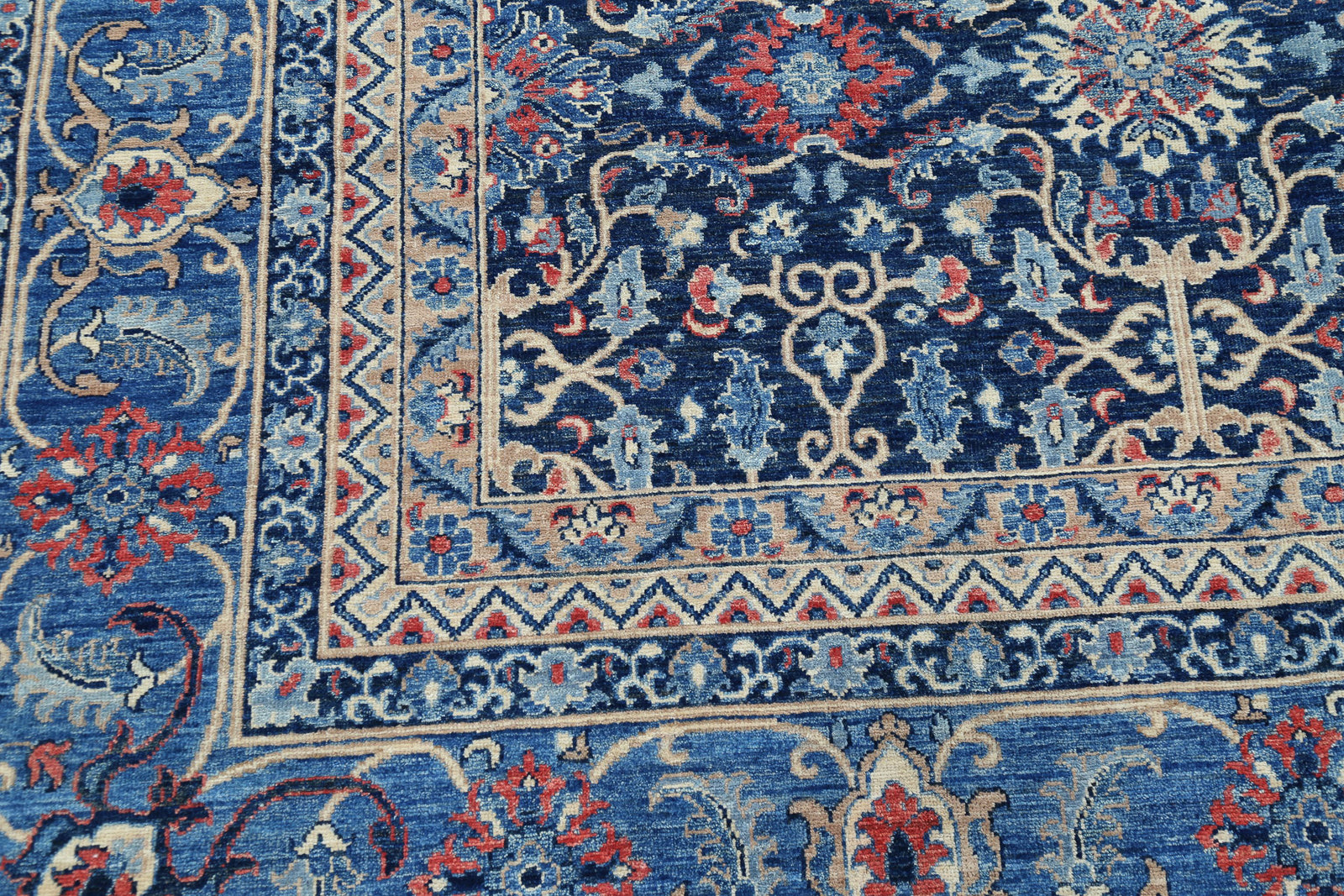 Hand Knotted Jasmine Sultani Wool Rug - 11'10'' x 17'7''