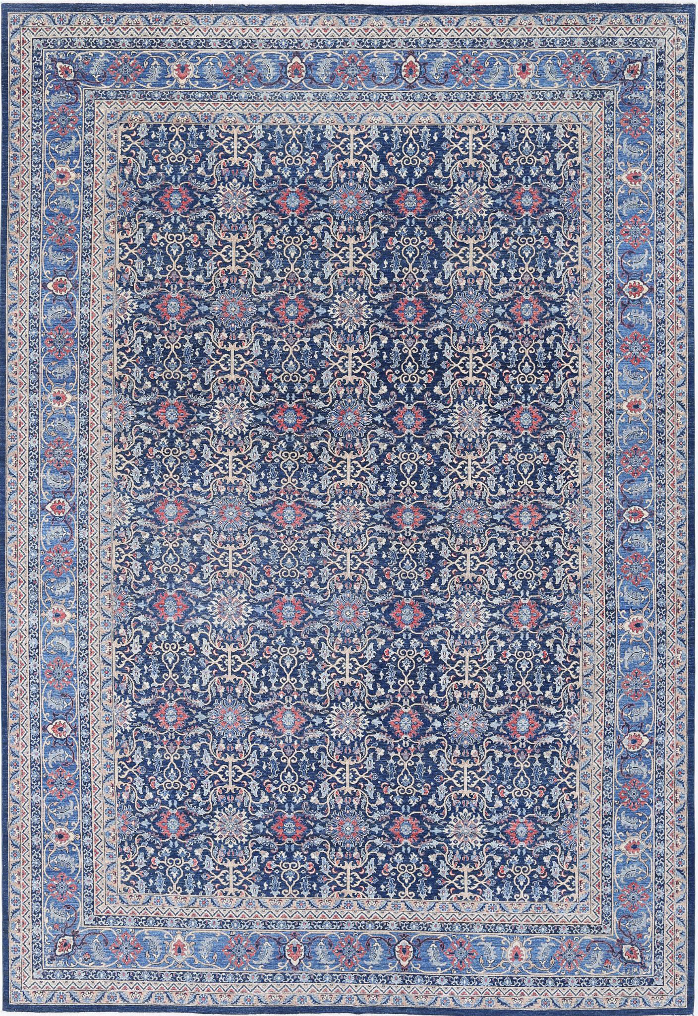 Hand Knotted Jasmine Sultani Wool Rug - 11'10'' x 17'7''
