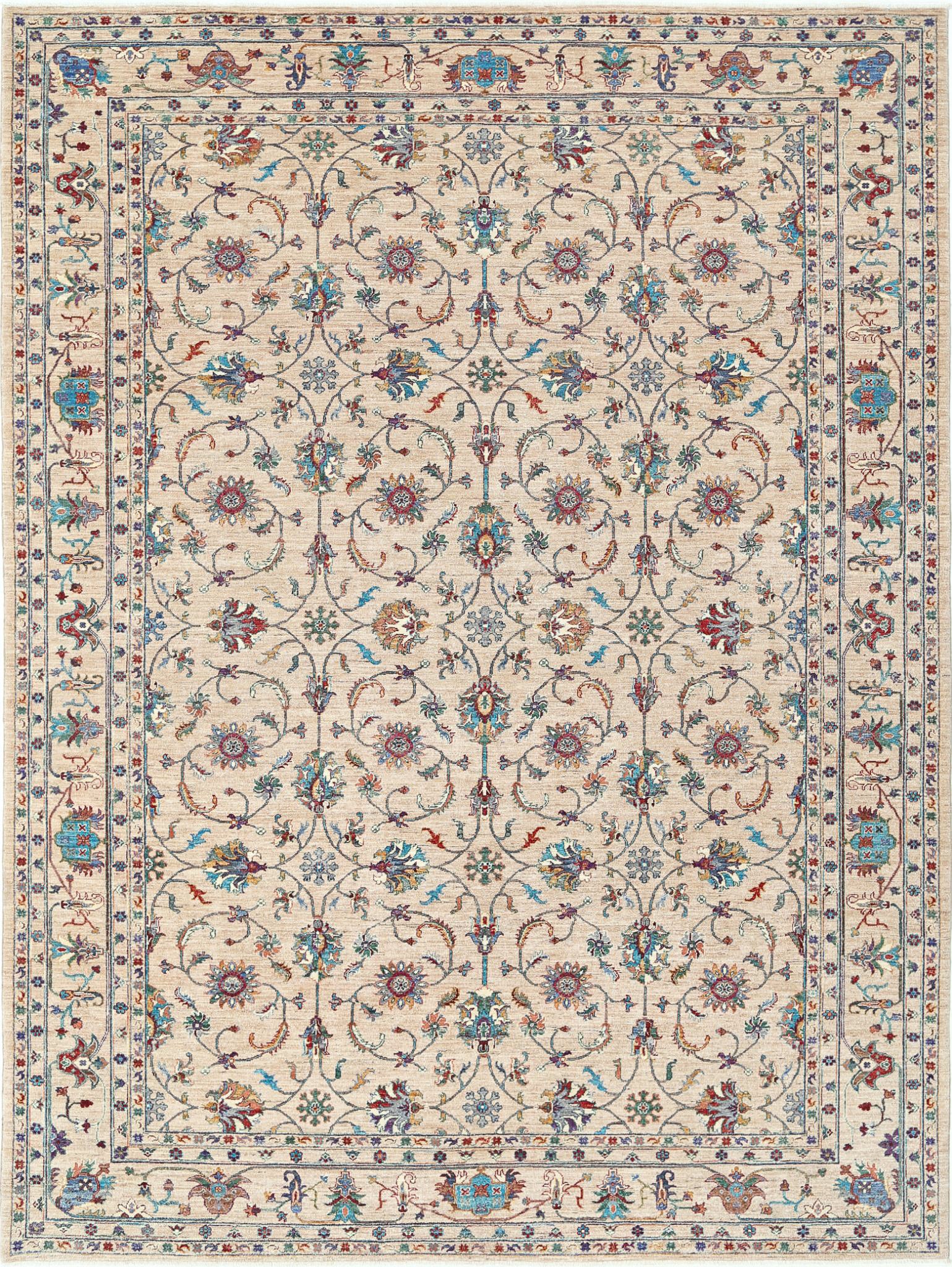 Hand Knotted Jasmine Sultani Wool Rug - 9'0'' x 11'11''