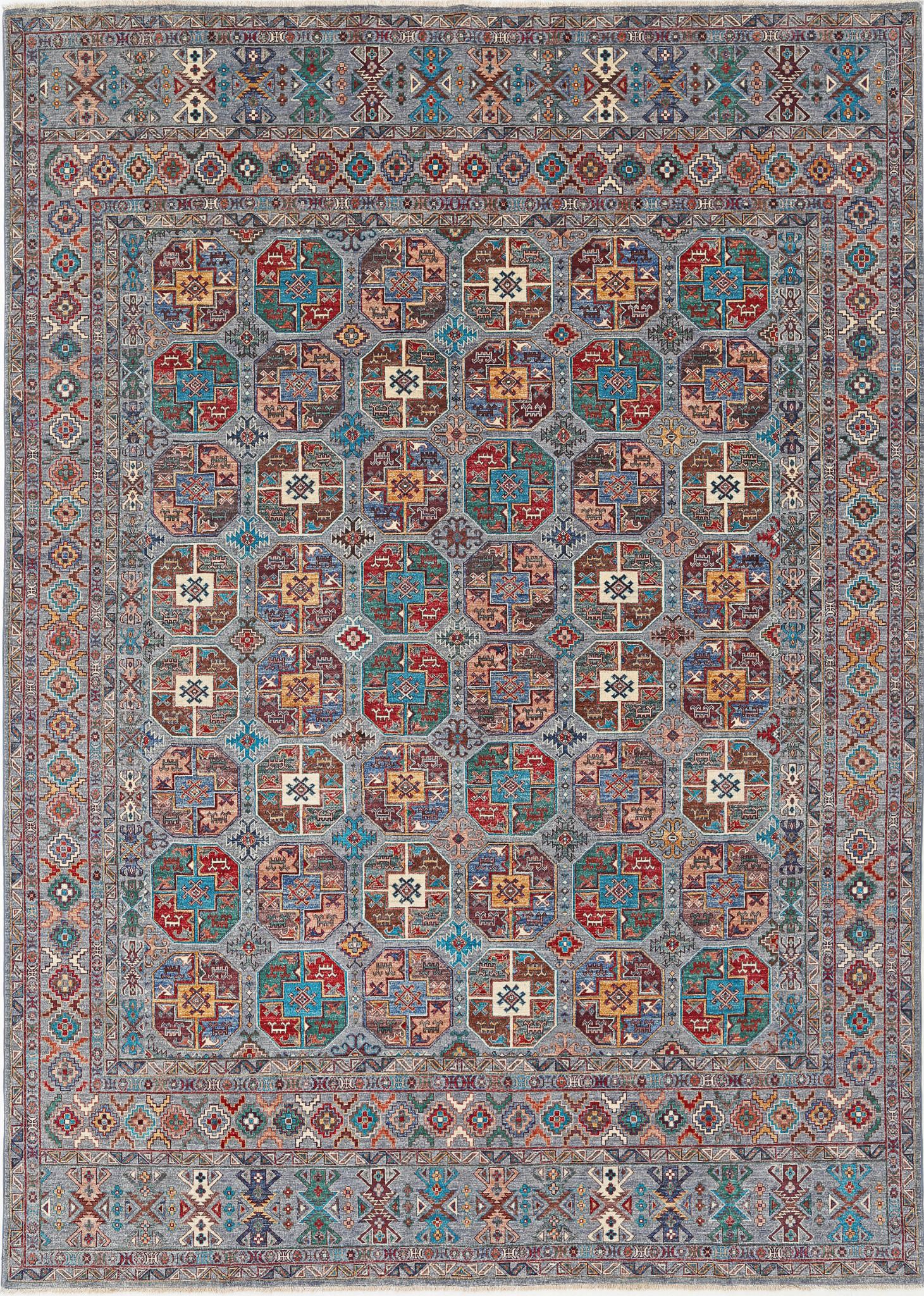 Hand Knotted Jasmine Sultani Wool Rug - 9'0'' x 12'6''