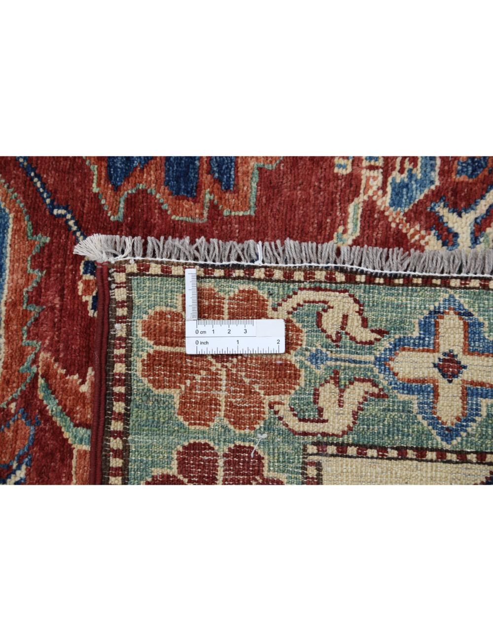 Hand Knotted Royal Kazak Wool Rug - 7'11'' x 11'6'' Arteverk Arteverk Rugs