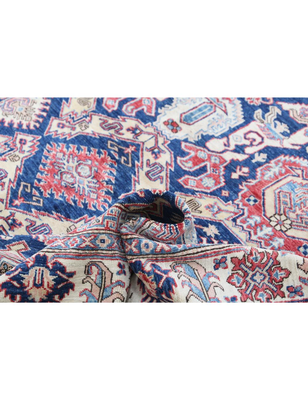 Hand Knotted Royal Kazak Wool Rug - 8'1'' x 11'5'' Arteverk Arteverk Rugs