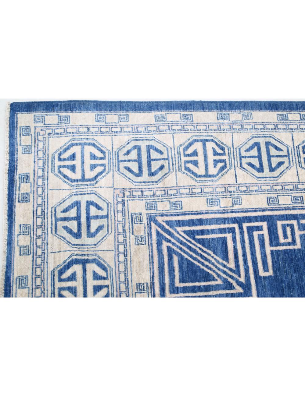 Hand Knotted Khotan Wool Rug - 9'8'' x 13'10'' Arteverk Arteverk Rugs