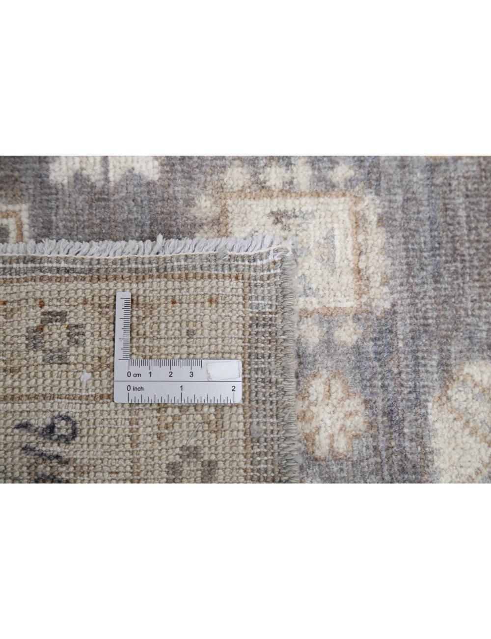 Hand Knotted Khotan Wool Rug - 4'1'' x 5'11'' Arteverk Arteverk Rugs