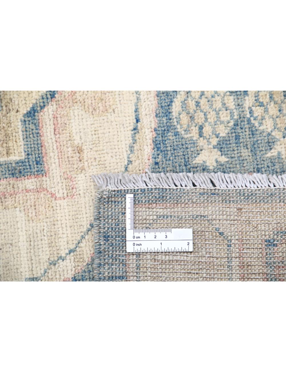 Hand Knotted Khotan Wool Rug - 3'2'' x 3'3'' Arteverk Arteverk Rugs