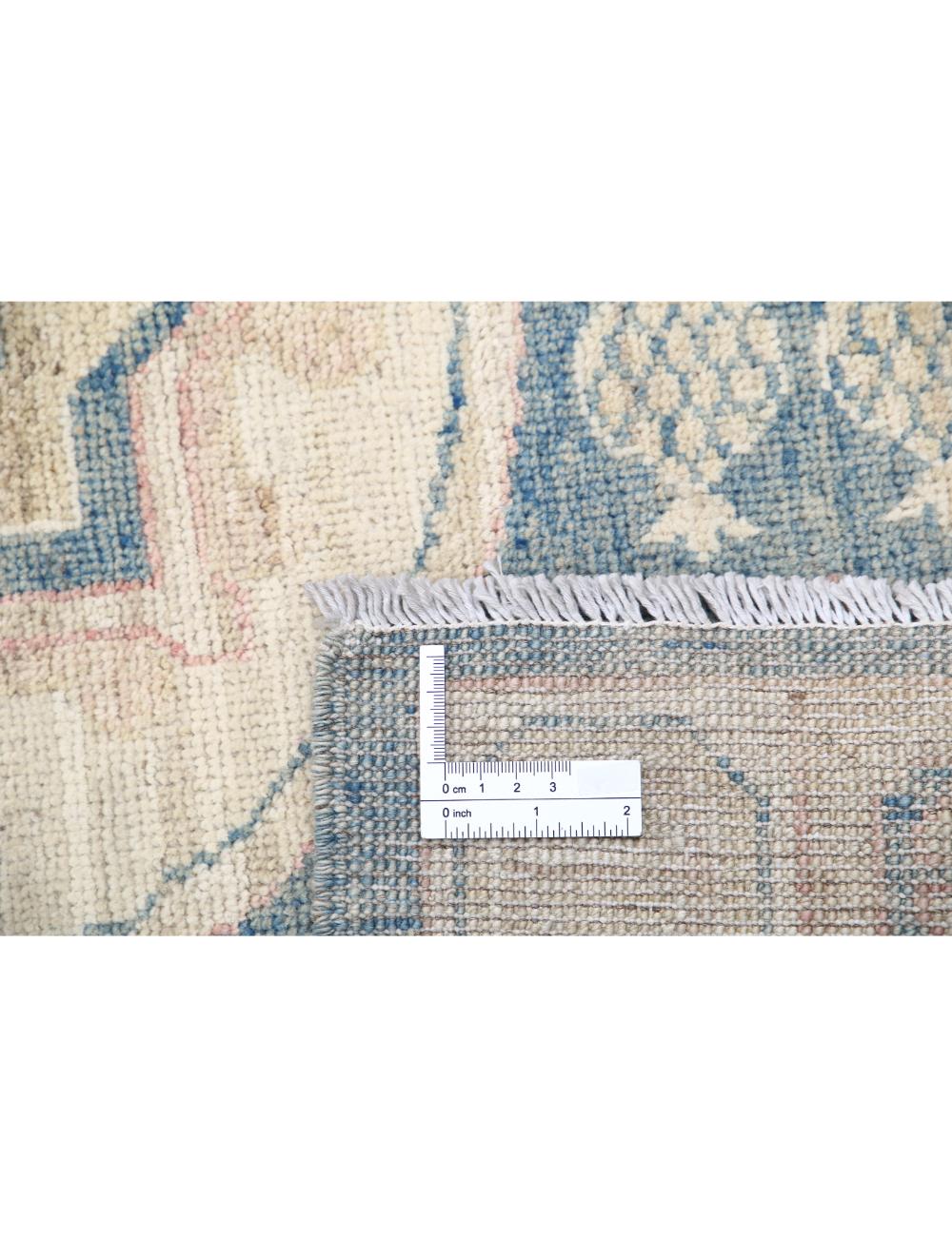 Hand Knotted Khotan Wool Rug - 3'2'' x 3'3'' Arteverk Arteverk Rugs