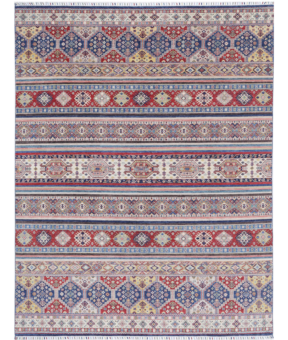 Hand Knotted Khurjeen Wool Rug - 8&#39;8&#39;&#39; x 11&#39;8&#39;&#39; 8&#39;8&#39;&#39; x 11&#39;8&#39;&#39; (260 X 350) / Multi / Multi