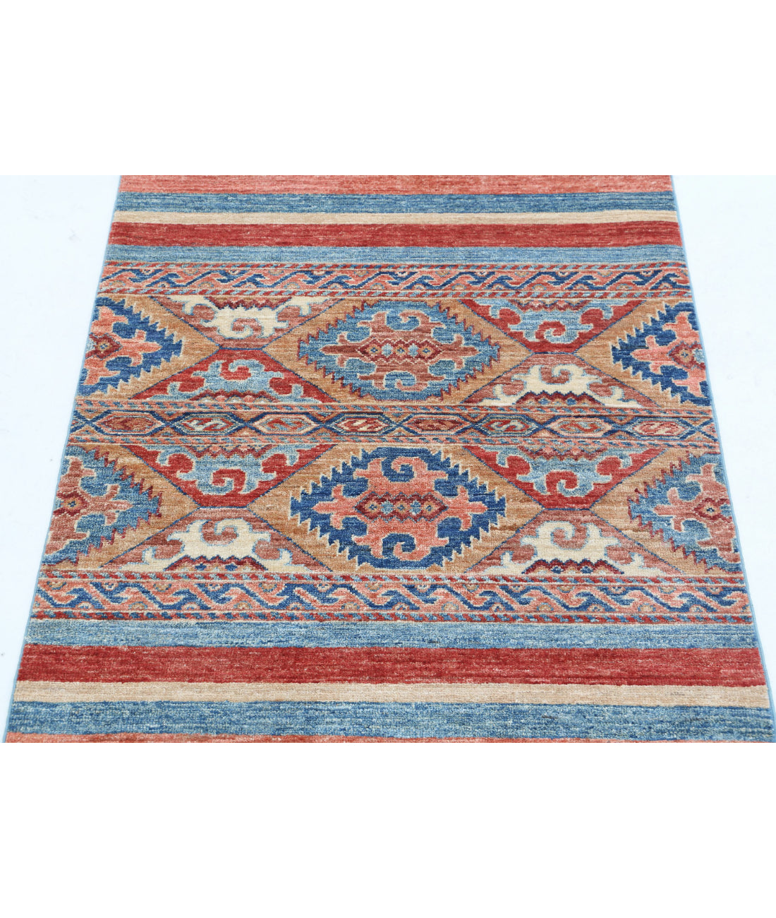 Hand Knotted Khurjeen Wool Rug - 2'8'' x 3'10'' 2'8'' x 3'10'' (80 X 115) / Multi / Multi