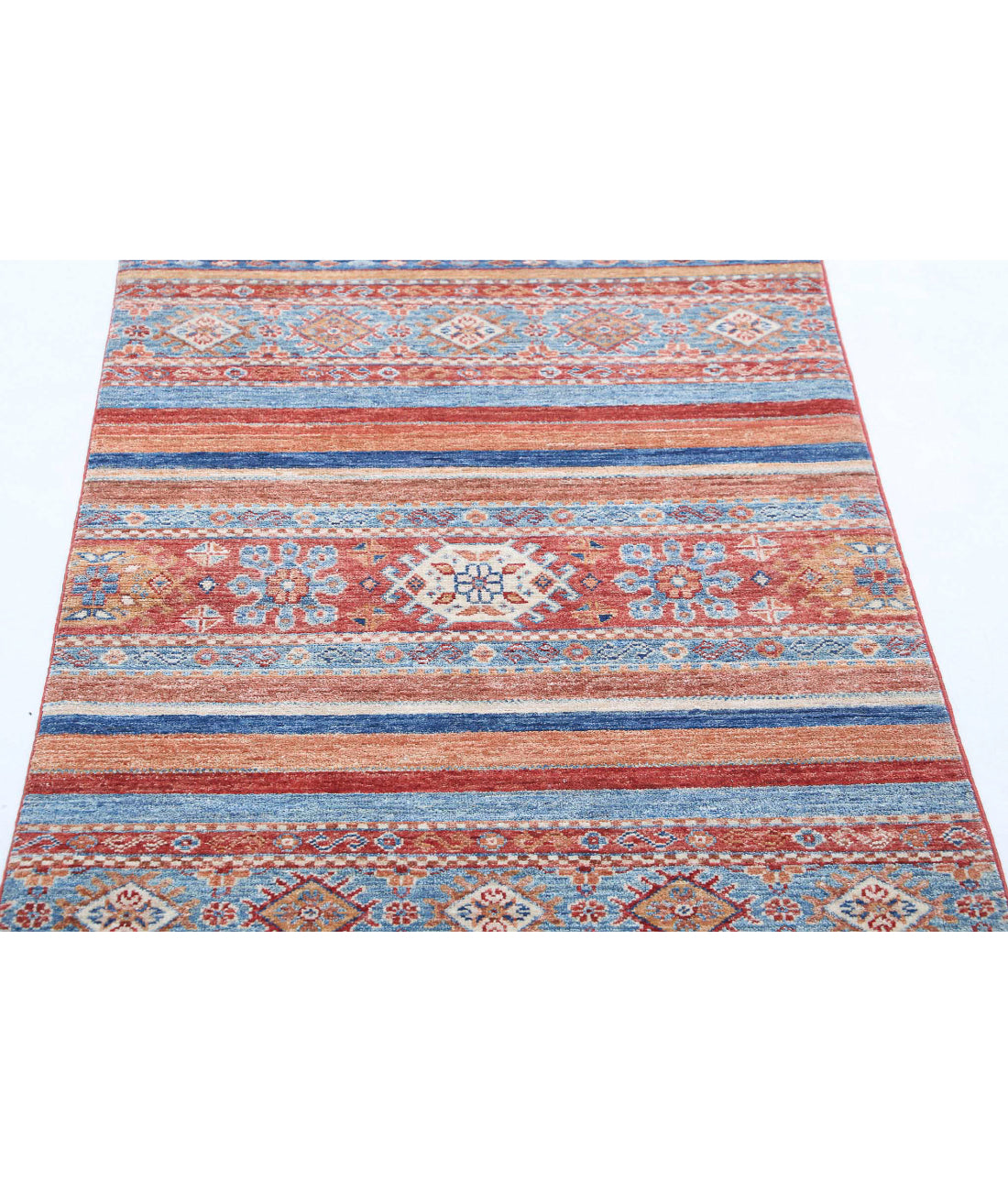 Hand Knotted Khurjeen Wool Rug - 2'8'' x 3'11'' 2'8'' x 3'11'' (80 X 118) / Multi / Multi