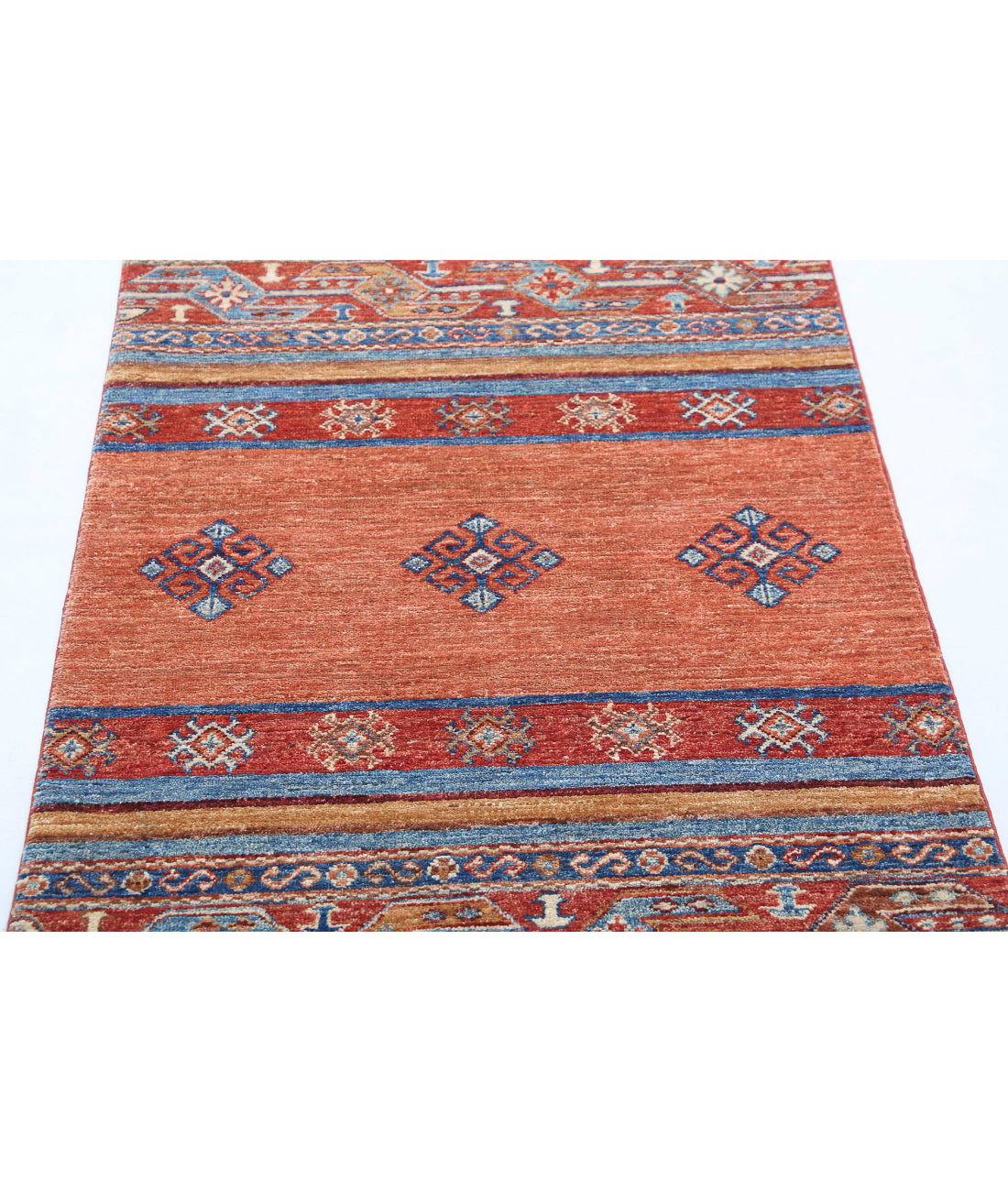 Hand Knotted Khurjeen Wool Rug - 2'7'' x 3'11'' 2'7'' x 3'11'' (78 X 118) / Multi / Multi