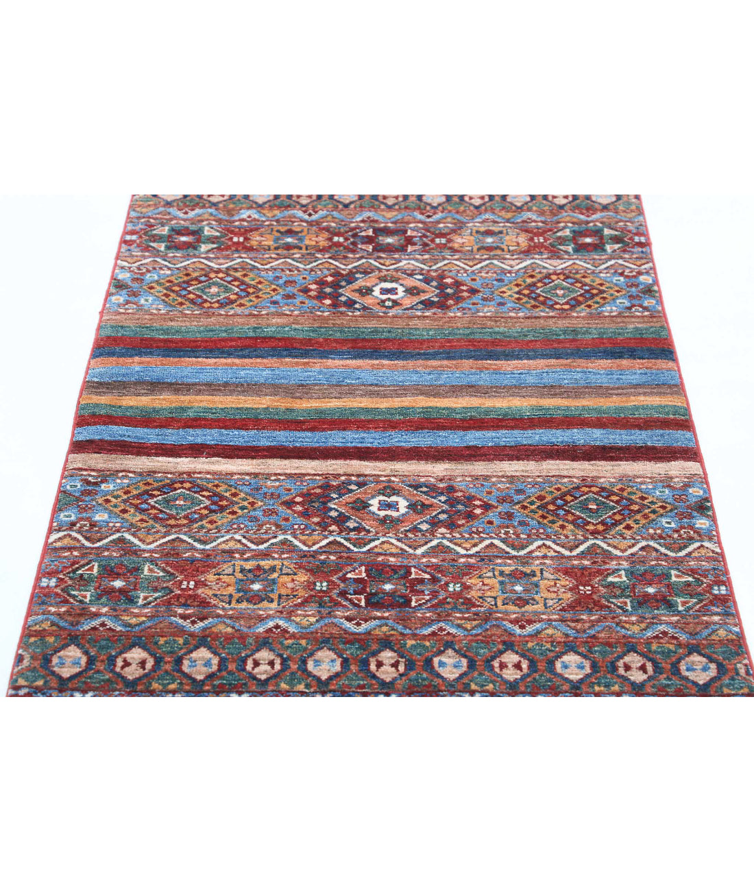 Hand Knotted Khurjeen Wool Rug - 2'8'' x 4'0'' 2'8'' x 4'0'' (80 X 120) / Multi / Multi