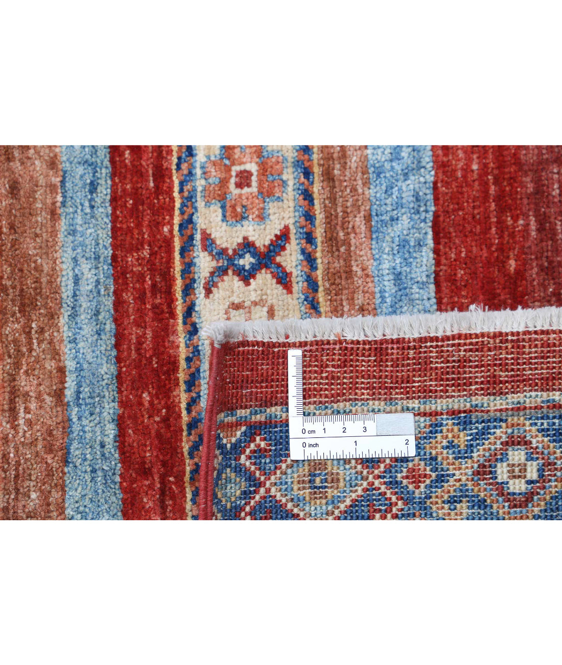 Hand Knotted Khurjeen Wool Rug - 4'1'' x 6'0''