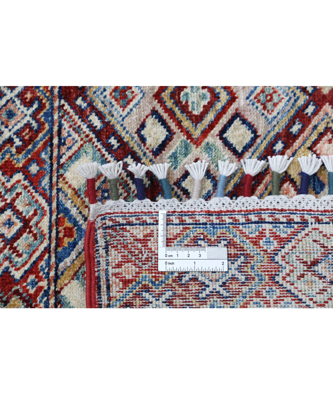 Hand Knotted Khurjeen Wool Rug - 7'9'' x 9'8'' 7'9'' x 9'8'' (233 X 290) / Multi / Multi