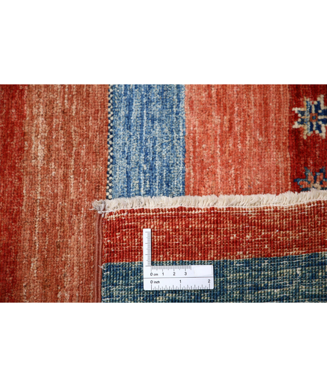 Hand Knotted Khurjeen Wool Rug - 5'6'' x 7'8''