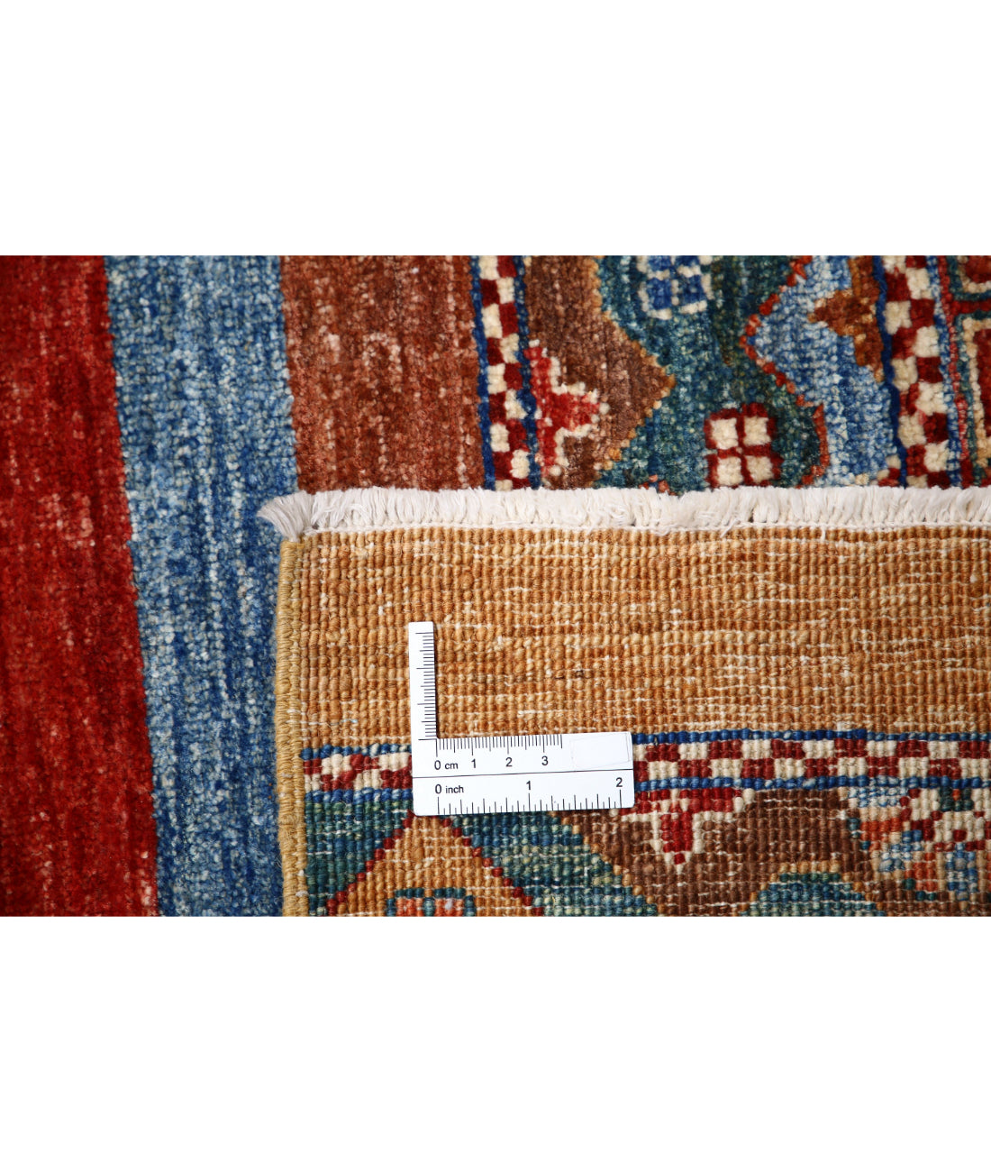 Hand Knotted Khurjeen Wool Rug - 5'9'' x 7'9''