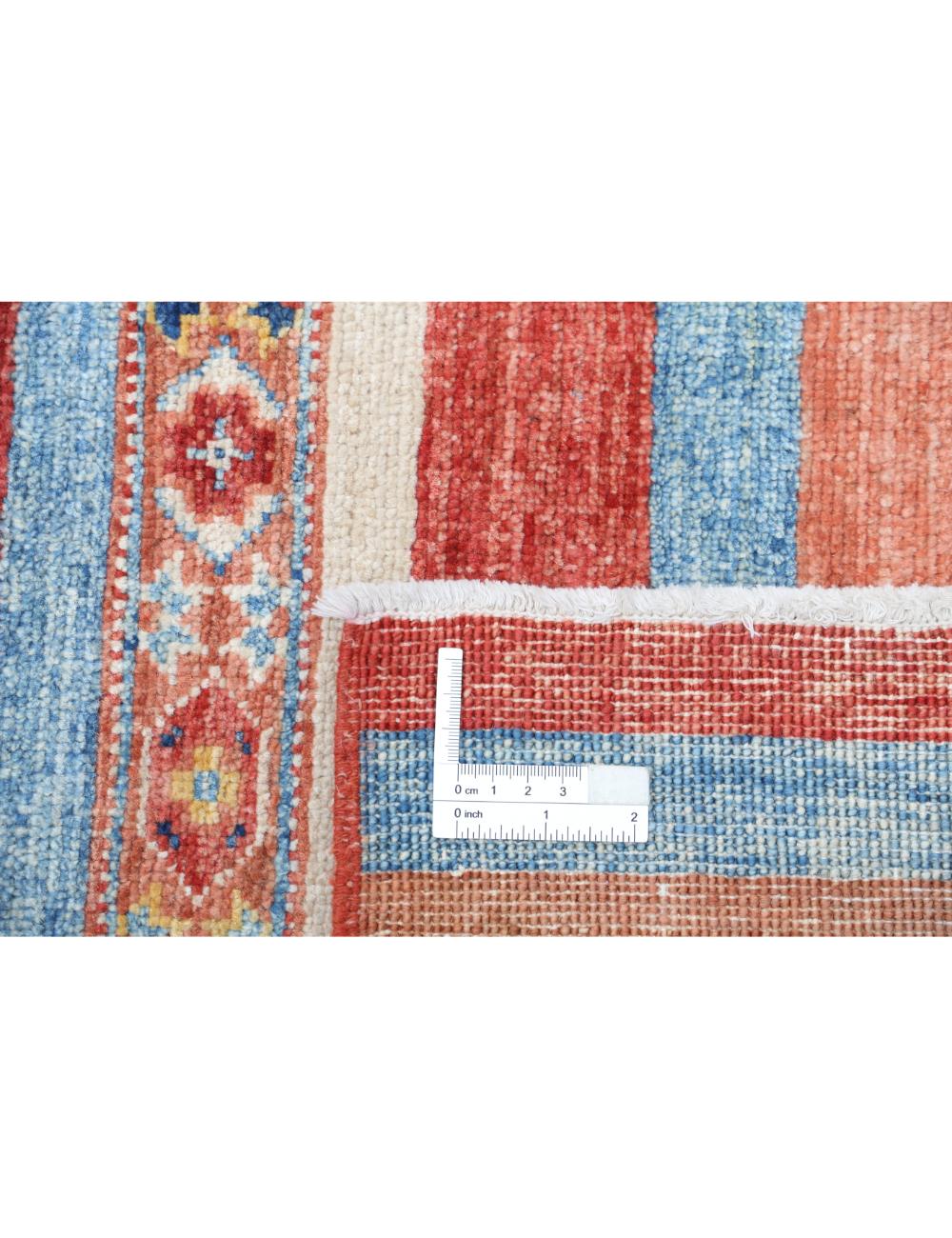 Hand Knotted Khurjeen Wool Rug - 5'7'' x 8'1'' Arteverk Arteverk Rugs
