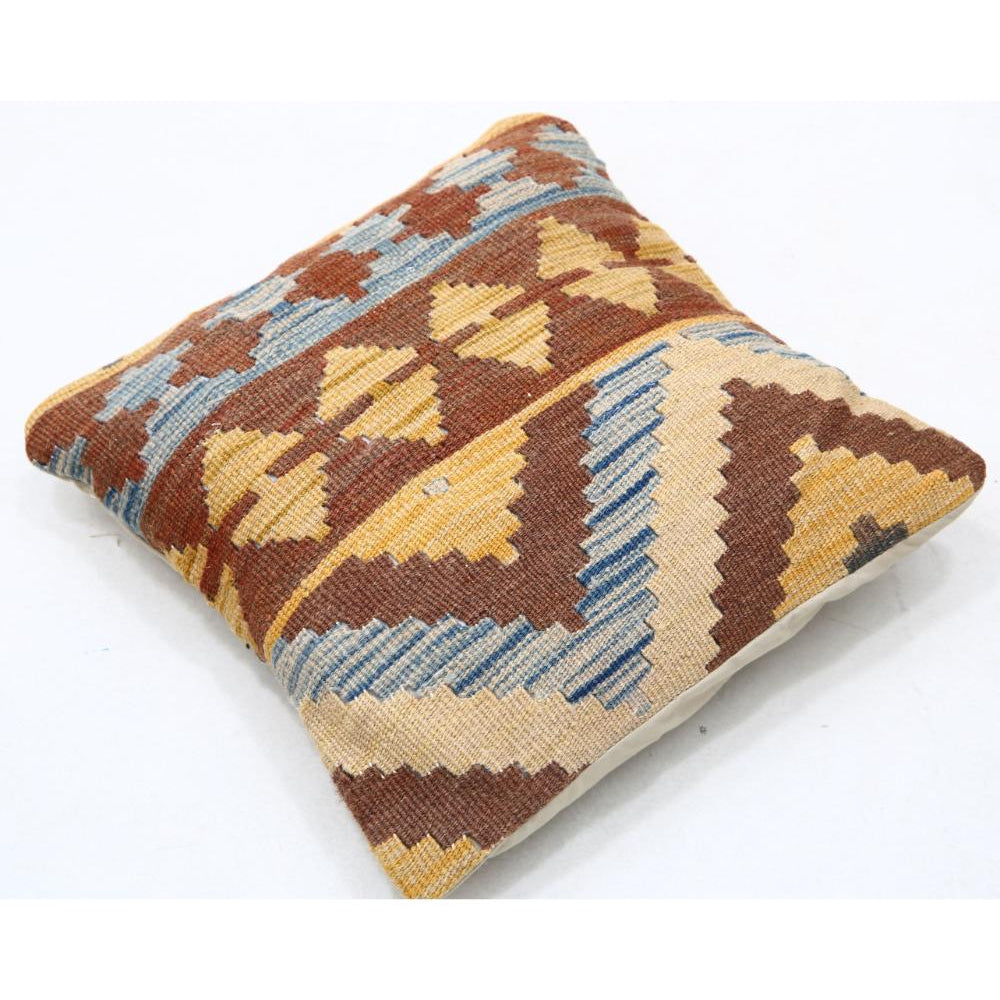 Hand Woven Tribal  Wool Pillow - 1'5'' x 1'5''