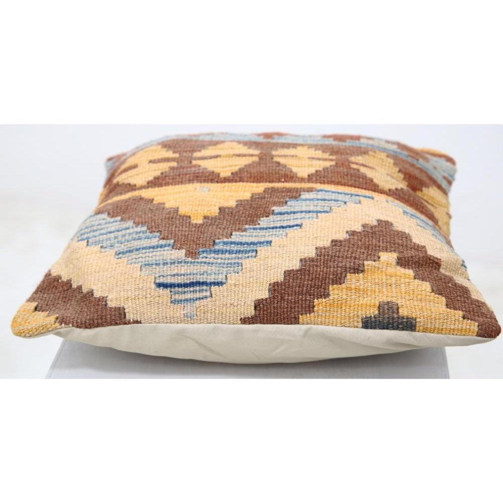 Hand Woven Tribal  Wool Pillow - 1'5'' x 1'5''