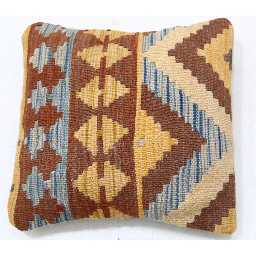Hand Woven Tribal  Wool Pillow - 1'5'' x 1'5''