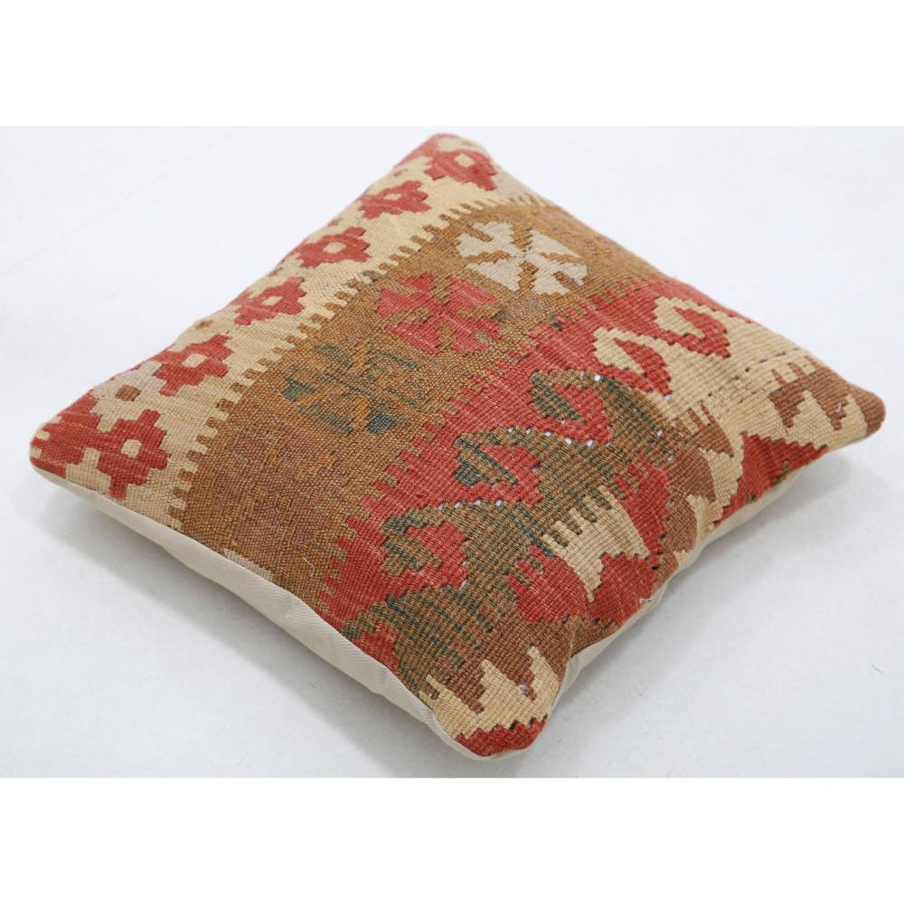 Hand Woven Tribal  Wool Pillow - 1'5'' x 1'5''