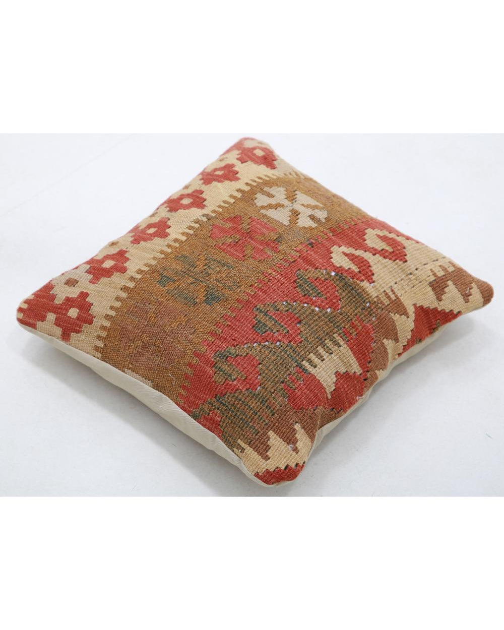 Hand Woven Tribal  Wool Pillow - 1'5'' x 1'5''
