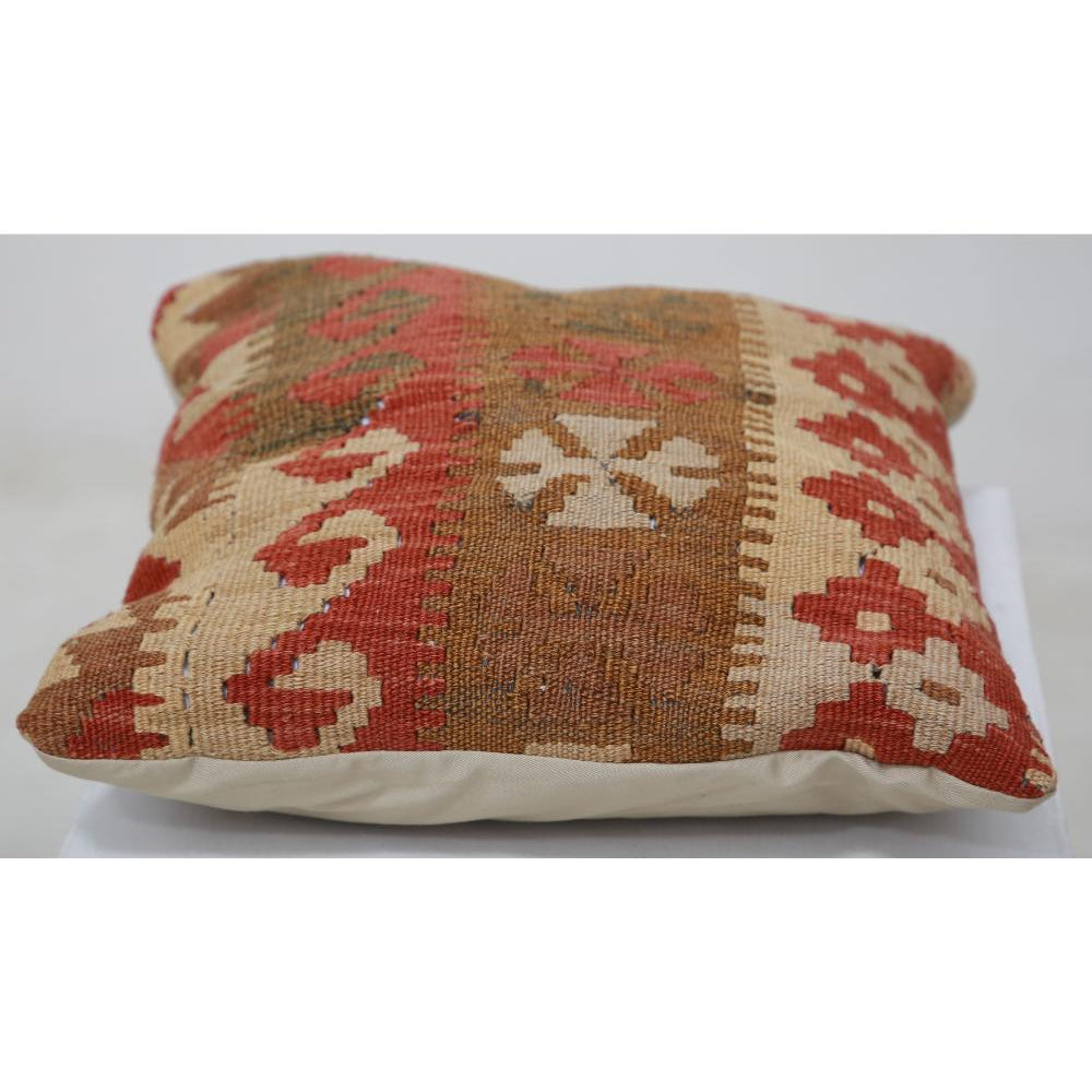 Hand Woven Tribal  Wool Pillow - 1'5'' x 1'5''