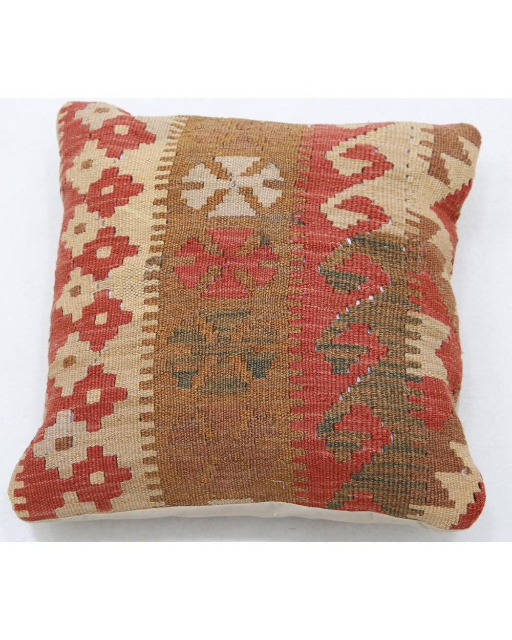 Hand Woven Tribal  Wool Pillow - 1'5'' x 1'5''
