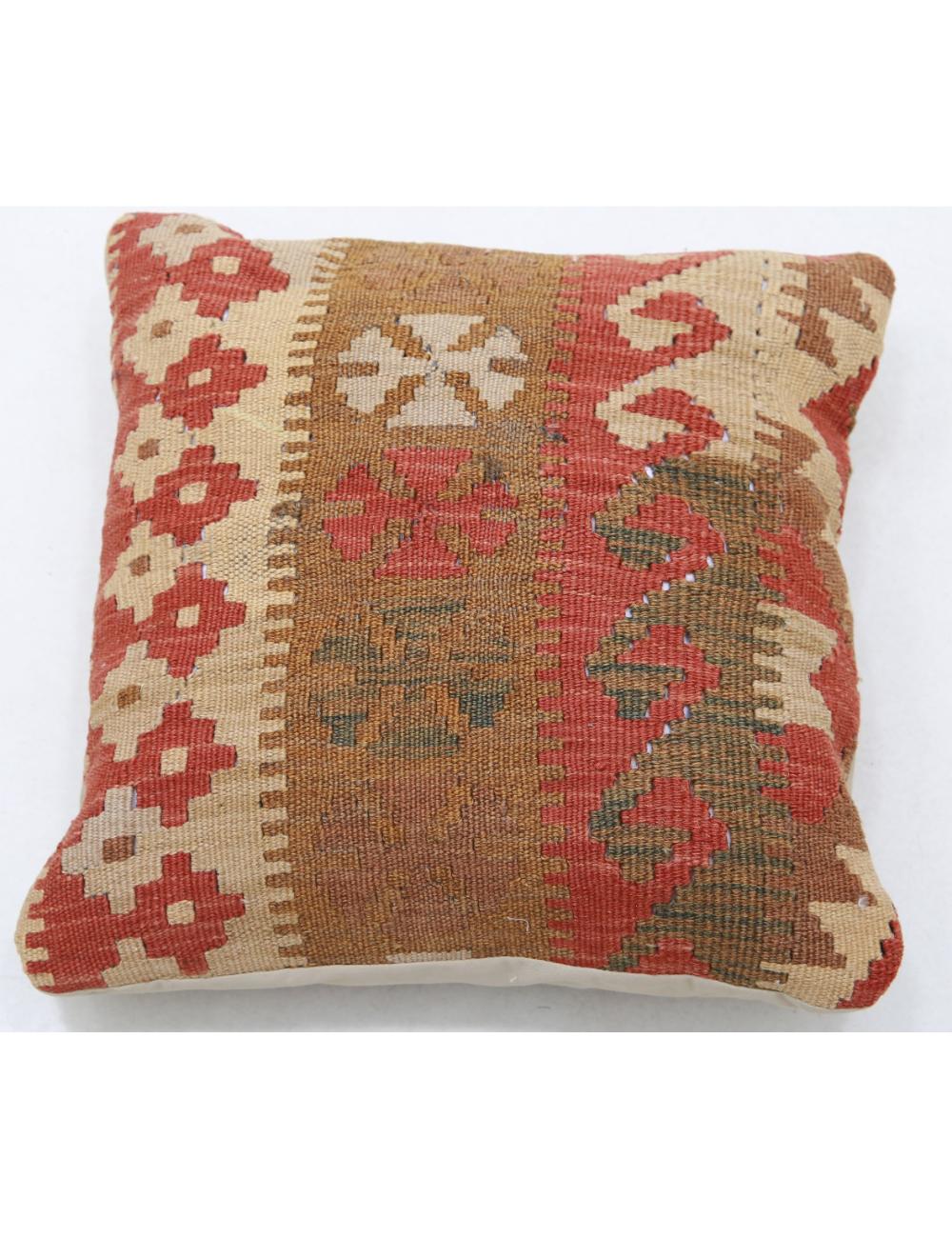 Hand Woven Tribal  Wool Pillow - 1&#39;5&#39;&#39; x 1&#39;5&#39;&#39;