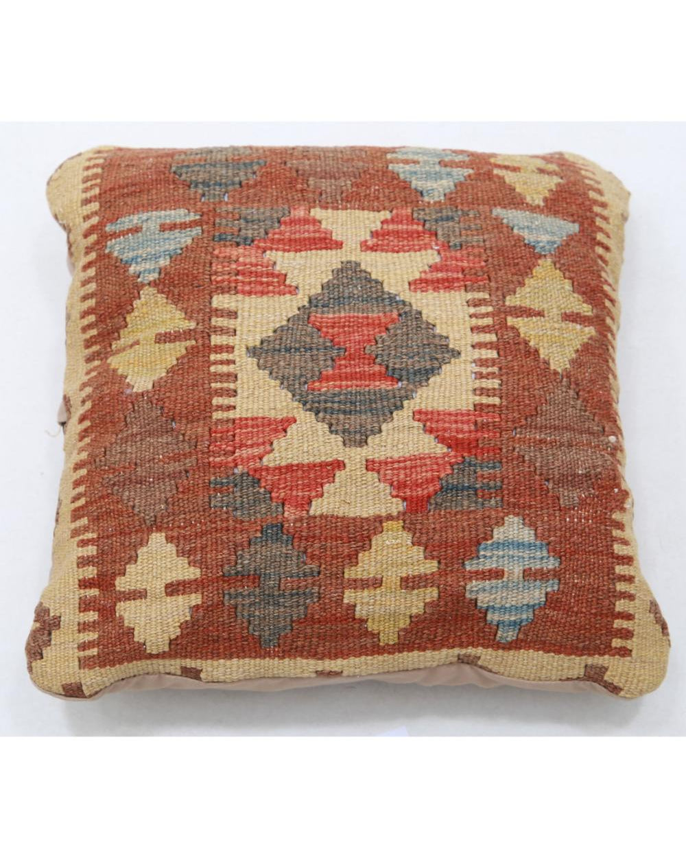 Hand Woven Tribal  Wool Pillow - 1'5'' x 1'5''