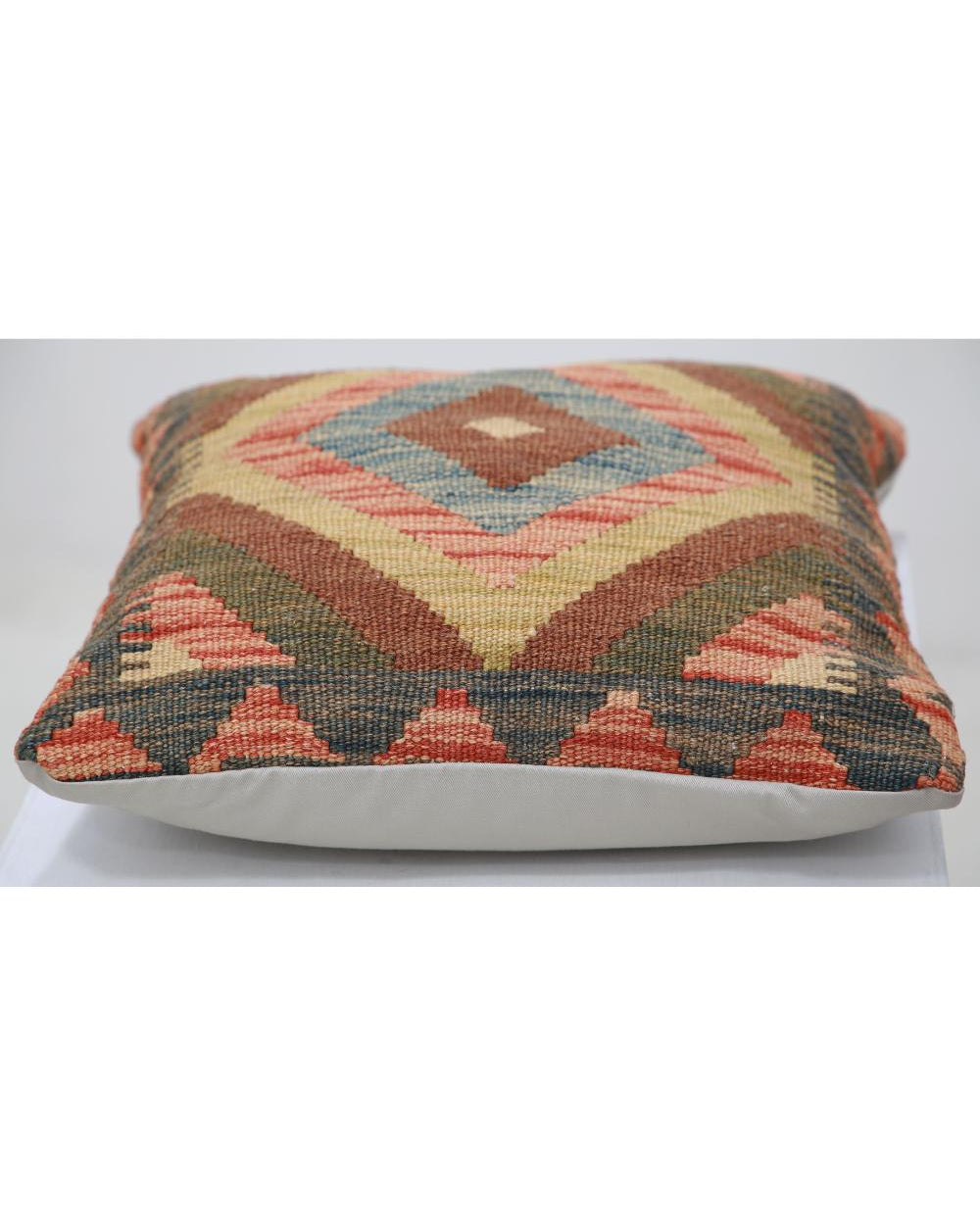 Hand Woven Tribal  Wool Pillow - 1'5'' x 1'5''
