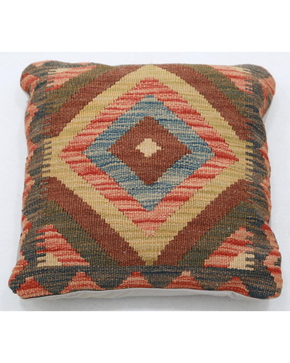 Hand Woven Tribal  Wool Pillow - 1'5'' x 1'5''