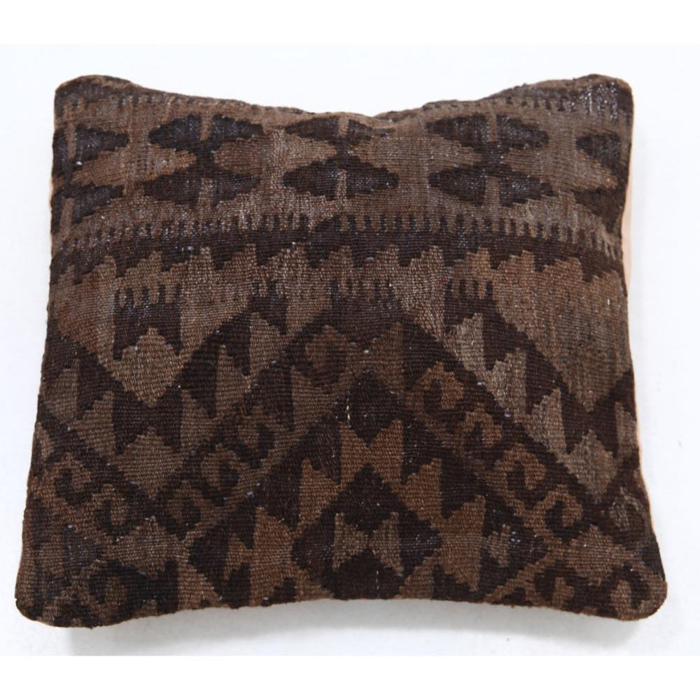 Hand Woven Tribal  Wool Pillow - 1'5'' x 1'5''