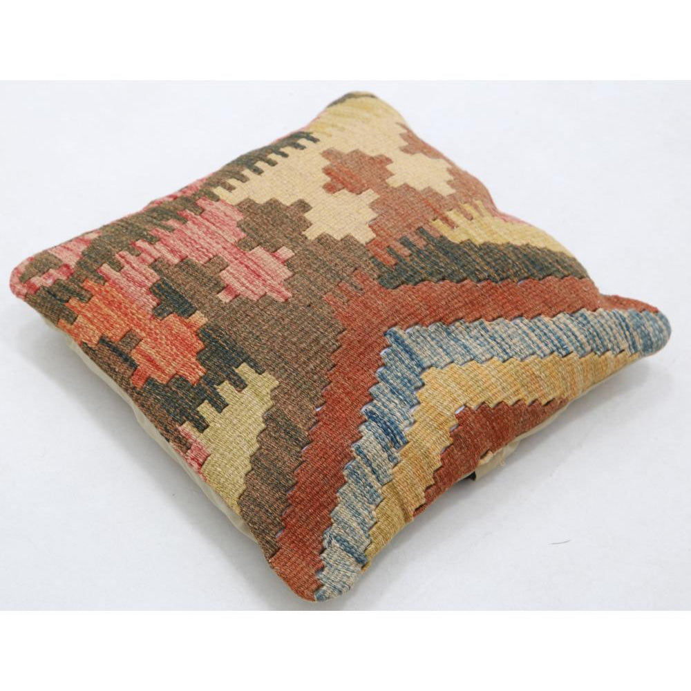 Hand Woven Tribal  Wool Pillow - 1'5'' x 1'5''