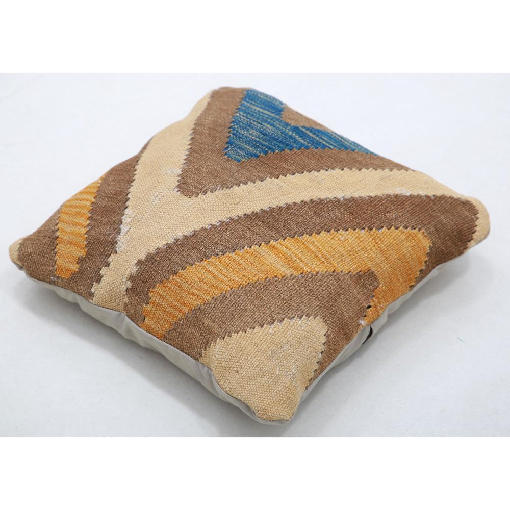 Hand Woven Tribal  Wool Pillow - 1'5'' x 1'5''