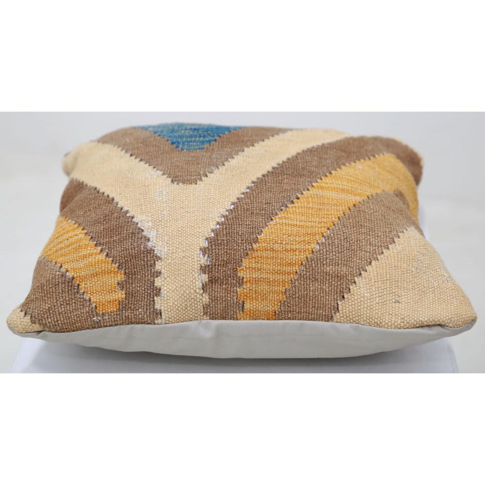 Hand Woven Tribal  Wool Pillow - 1'5'' x 1'5''
