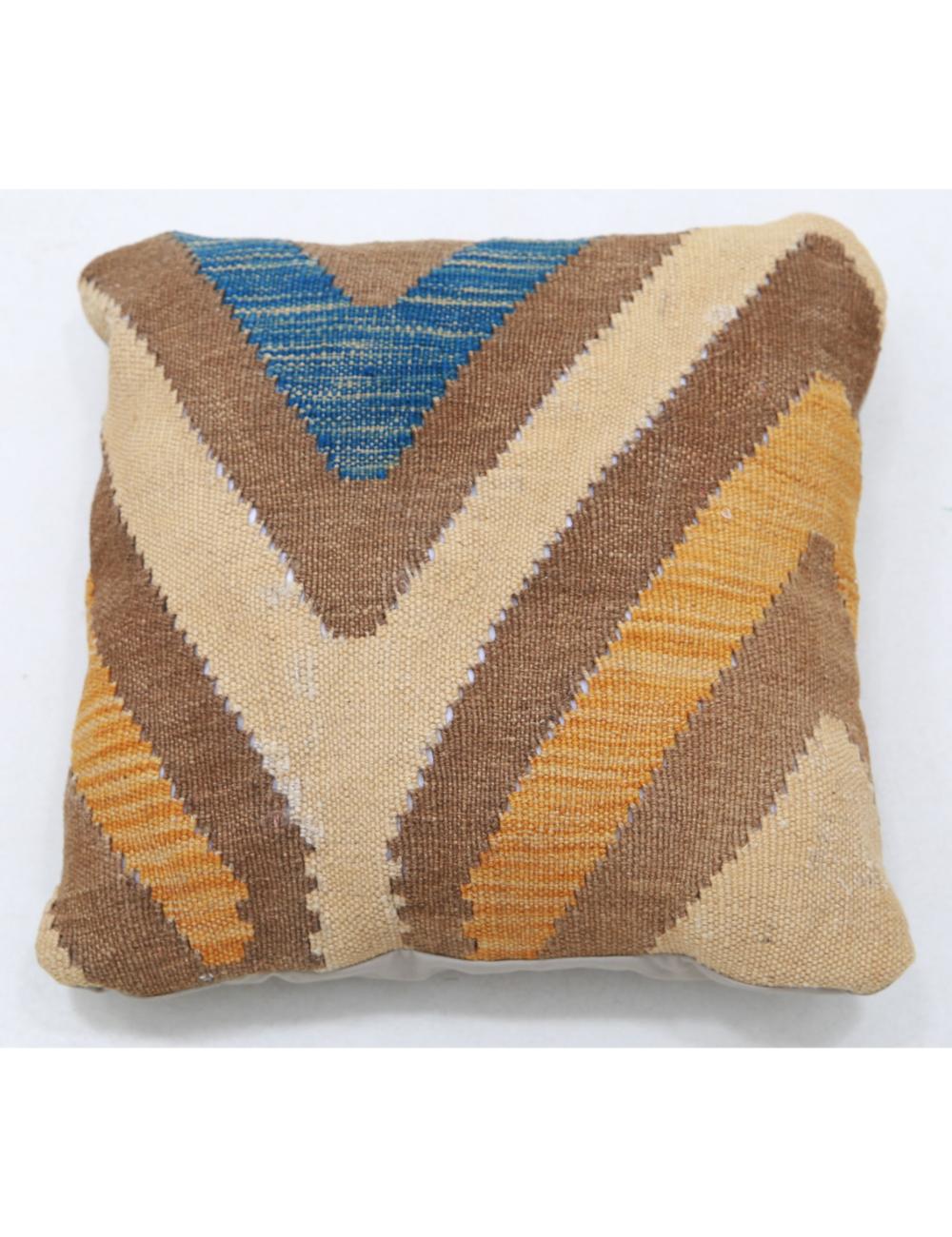 Hand Woven Tribal  Wool Pillow - 1'5'' x 1'5''