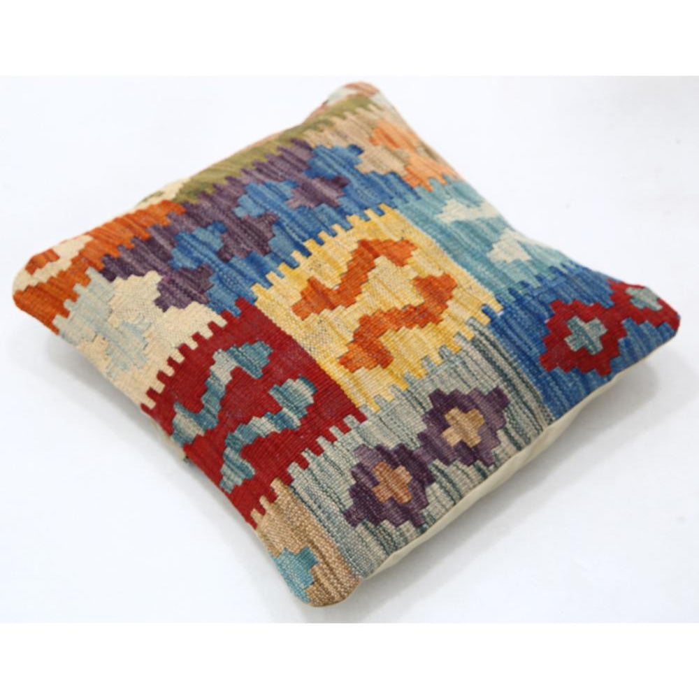 Hand Woven Tribal  Wool Pillow - 1'5'' x 1'5''