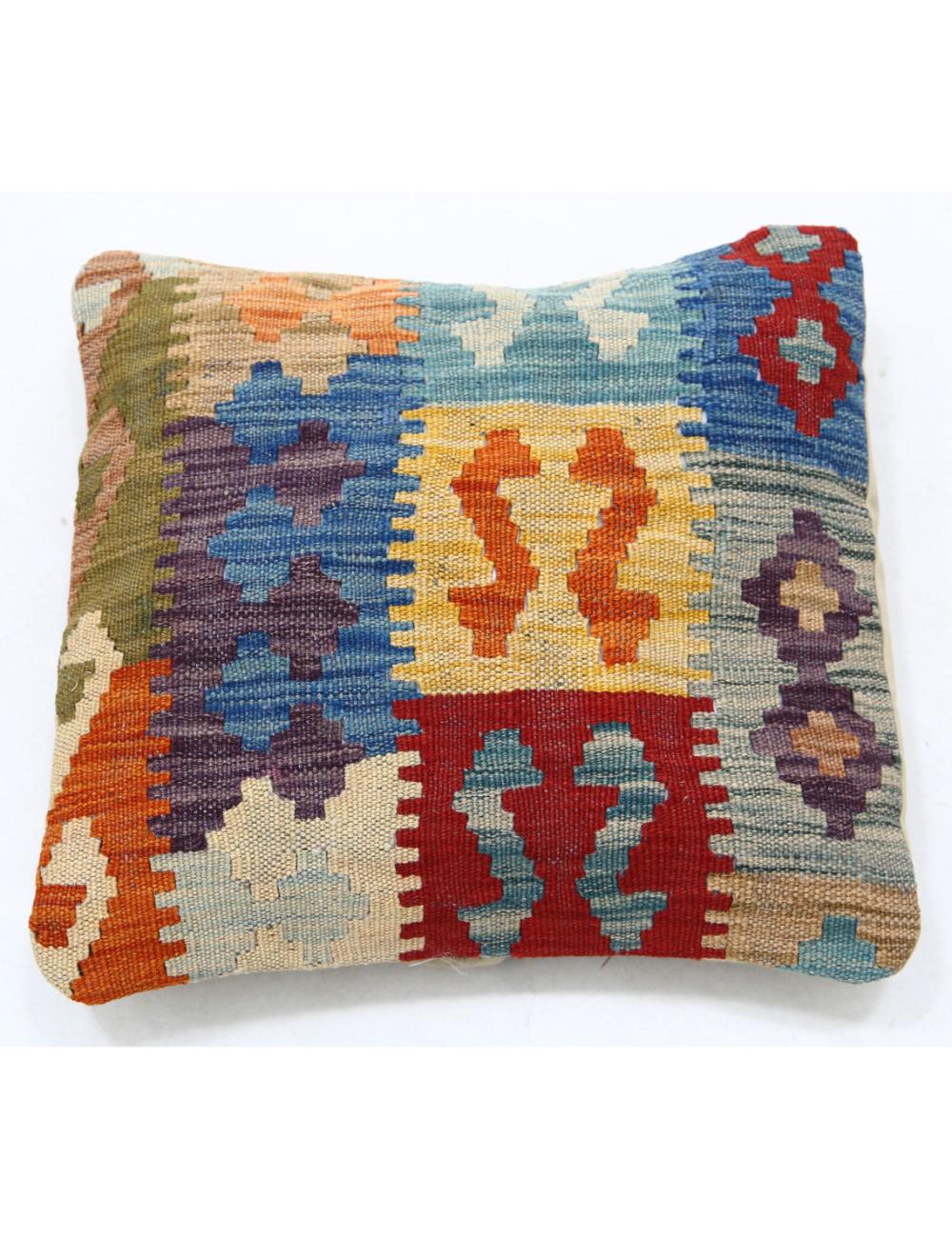 Hand Woven Tribal  Wool Pillow - 1'5'' x 1'5''